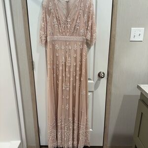 Mac Duggal Blush Evening Gown